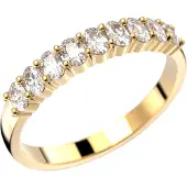 Festive Auréa Band 0.45 ct timanttisormus 14-760-045-KK-LABGVS1