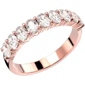 Festive Auréa Band 0.90 ct timanttisormus 14-769-090-PK-LABGVS1