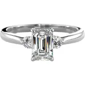 Festive Megan Emerald 0.74 ct timanttisormus 18-745-074-VK-HSI1