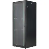 Digitus DN-31200-B, Itseseisova teline, 42U, 800 kg, Näppäinlukko, Säädettävät jalat, Tehostunut kaapelinhallinta