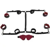 Sportsheets Saffron Under the Bed Restraint System Sänkysidontasetti - Black