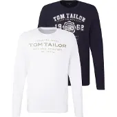 Tom Tailor Paita laivastonsininen / oliivi / valkoinen