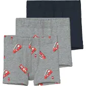 Name it Nmmtights 3P Grey Firetruck Noos - Grey - 116