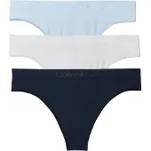 Calvin Klein Underwear Stringit laivastonsininen / pastellinsininen / valkoinen