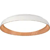 Grönlund Woodie LED plafondi 43cm 24W 3000K valkoinen/puu