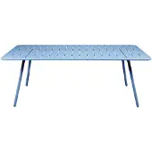 Fermob Luxembourg ruokapöytä 100x207 cm Maya Blue