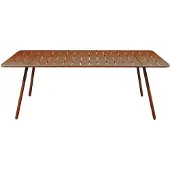Fermob Luxembourg ruokapöytä 100x207 cm Candied Orange