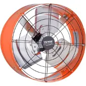Vevor -päätytuuletin, 15 tuuman ullakkopoistoilmapuhallin säädettävällä termostaatilla ja ulkoverkolla, 1650 CFM:n talon tuuletin viilentää jopa 2360 neliöjalkaa, hiljainen ilmanvaihto katolle, autotal