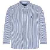 Ralph Lauren Slim Fit Raidallinen Oxford-paita Bsr Blue White 6-7 Years Sininen 136-138 cm Pojat