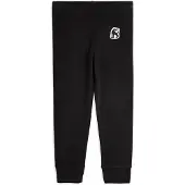 Mini Rodini Microfleece-housut Black Black-104/110 cm Musta 104/110 cm Pojat, Tytöt