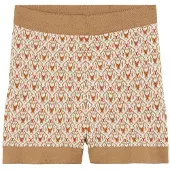 Paade Mode Intarsiat Shortsit Cannoli White 12 Y Beige 12 vuotta Pojat, Tytöt