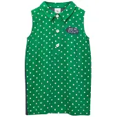 Wynken Polka Mekko Fresh Green Polka Dot 2 Y Vihreä 2 vuotta Tytöt