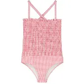 Louise Misha Brigit Uimapuku Pink Fragola Vichy 24 months Vaaleanpunainen 24 kuukautta Tytöt