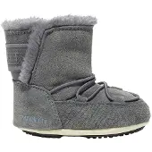 Moon Boot Vauvan mokkanahkaiset lumisaappaat Dark Grey 19-20 EU Harmaa 19-20 EU Pojat