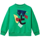 Wynken Amazed Face Huppari Fresh Green 3 Y Vihreä 3 vuotta Pojat, Tytöt