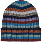 FUB Rib Beanie Multi Stripe 80/90 cm Sininen 80/90 cm Pojat, Tytöt