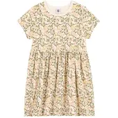Petit Bateau Kukallinen Mekko Kermanvärinen 3 Y Kermanvärinen 3 vuotta Tytöt