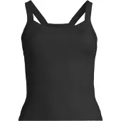 Casall Women's Defined Rib Tank Black Lyhythihainen treenipaita XL
