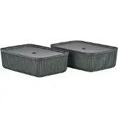 Zone Denmark Pulp säilytyslaatikko 32x48 cm 2 kpl Black