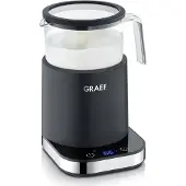 Graef - Maitovaahdotin irrotettavalla lasisäiliöllä 400 ml Musta