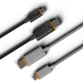Scuf USB-C Pelikaapeli 3.6m - Vaalean Harmaa