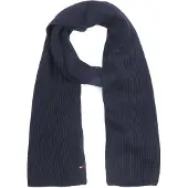 Tommy Hilfiger Th Flag Pima Cotton Cash Scarf - Navy - ONE SIZE