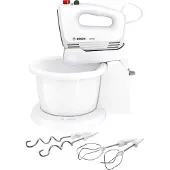 Bosch MFQ2600G, Seisova tehosekoitin, Valkoinen, Vaivaus, Vaivaus, Sekoitus, CE, VDE, 375 W, 220 - 240 V
