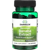 Swanson Health , Glukoosi Avu, Banaba Ekstrakti, 1.33 mg, 60 Pehmeäkapselia