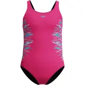 Speedo Placement Muscleback One Piece - Pink - 164