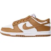 Nike Matalavartiset tennarit 'Dunk' tummabeige / valkoinen