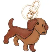 Seidenfelt Manufaktur Laukkutarvikkeet 'My Dachshund' ruskea / mokka