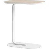 Muuto Relate sivupöytä 60,5cm - Oak Laminate/Off-White