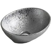 Mexen Elza 60 cm x 33 cm päällä oleva pesuallas, hopea - 21014052