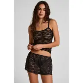 Hunkemoller Short Allover Lace - Black - L