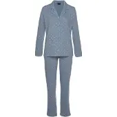 Vivance Pyjama 'Dreams' vaaleansininen / valkoinen