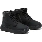 Timberland unisex for kids. TB0A5RUM0151 Seneca Bay lace-up mid-calf leather trainers black (21), Flat, Laces, Casual, children's fashion
