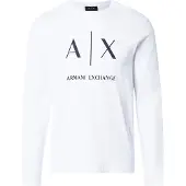 Armani Exchange Paita musta / valkoinen