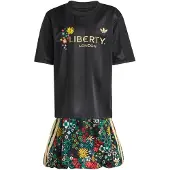 Adidas Originals Skirt Tee Set - Black - 110