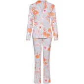 s.Oliver Pyjama vaaleansininen / oranssi / vaaleanpunainen / valkoinen