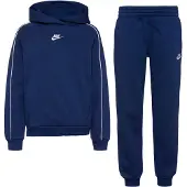 Nike Verryttelyasu Nsw Club Fleece - Navy/valkoinen Lapset, koko M: 137-147 cm