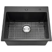 Hobby Hall Keittiöallas, 63x55,9x25,4 cm, musta, graniitti