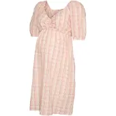 Mamalicious Mljulia 2/4 Abk Wo Dress - Pink - XL