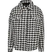 Urban Classics Välikausitakki musta / valkoinen