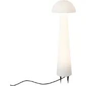 QAZQA Seisova ulkovalaisin valkoinen 80 cm sis. LED IP44 - Fungi