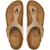Birkenstock Varvastossut 'Gizeh' hiekka