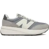 New Balance for woman. GS370V1 Shoes 370 grey (40), Fabric, Flat, Laces, Casual