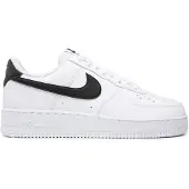 Nike Matalavartiset tennarit 'Air Force 1 07' musta / valkoinen