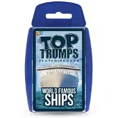 Winning Moves World Famous Ships Top Trumps Card Game (English)