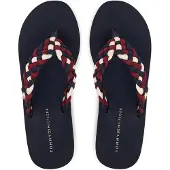 Tommy Hilfiger Th Wedge Braided Summer Sandal - Navy - 41