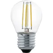 Eglo LED-lamppu G45 Mini ball 4W/827 470 lumen clear E27